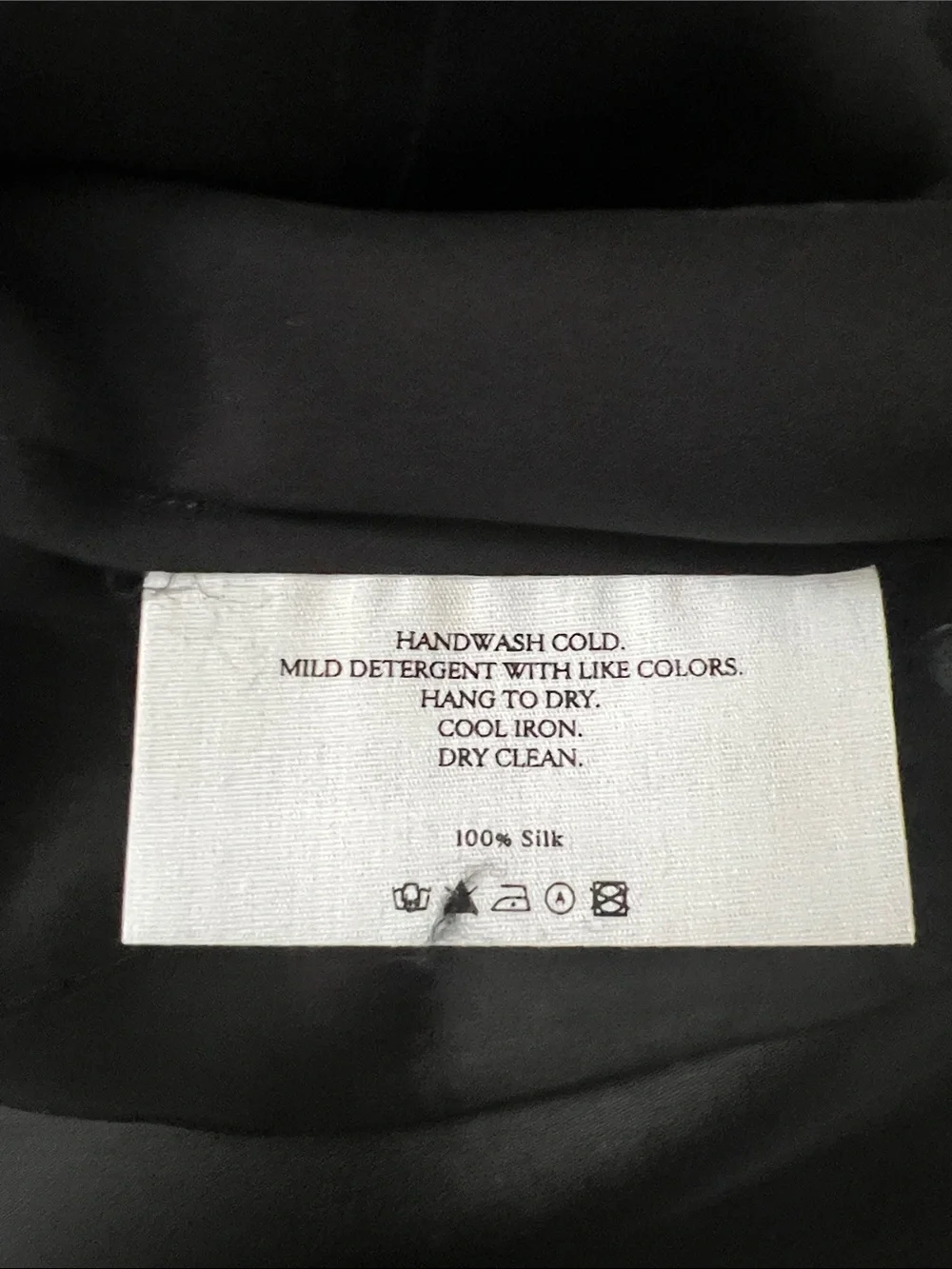 NWT Cozy Earth Serenity Silk Classic Pajama Top Black XS 100% Silk Luxury